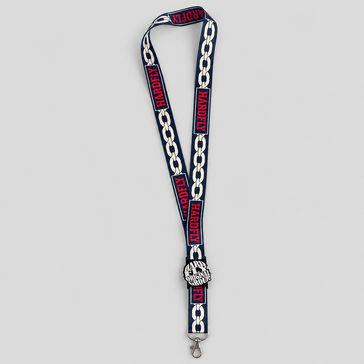 Lanyard HARDFLY Cadena – Azul Marino