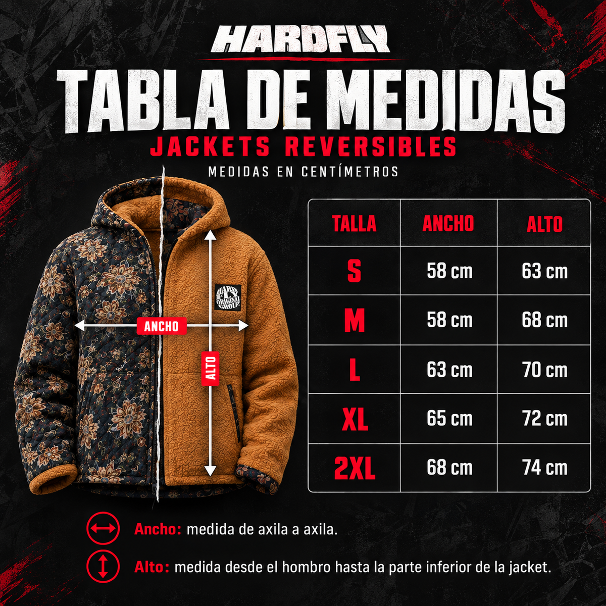 JACKET REVERSIBLE DUAL FLORAL OG