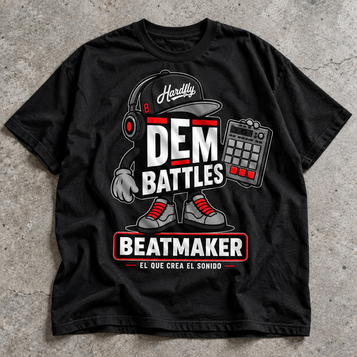 Polera DEM BATTLES Beatmaker – Negra