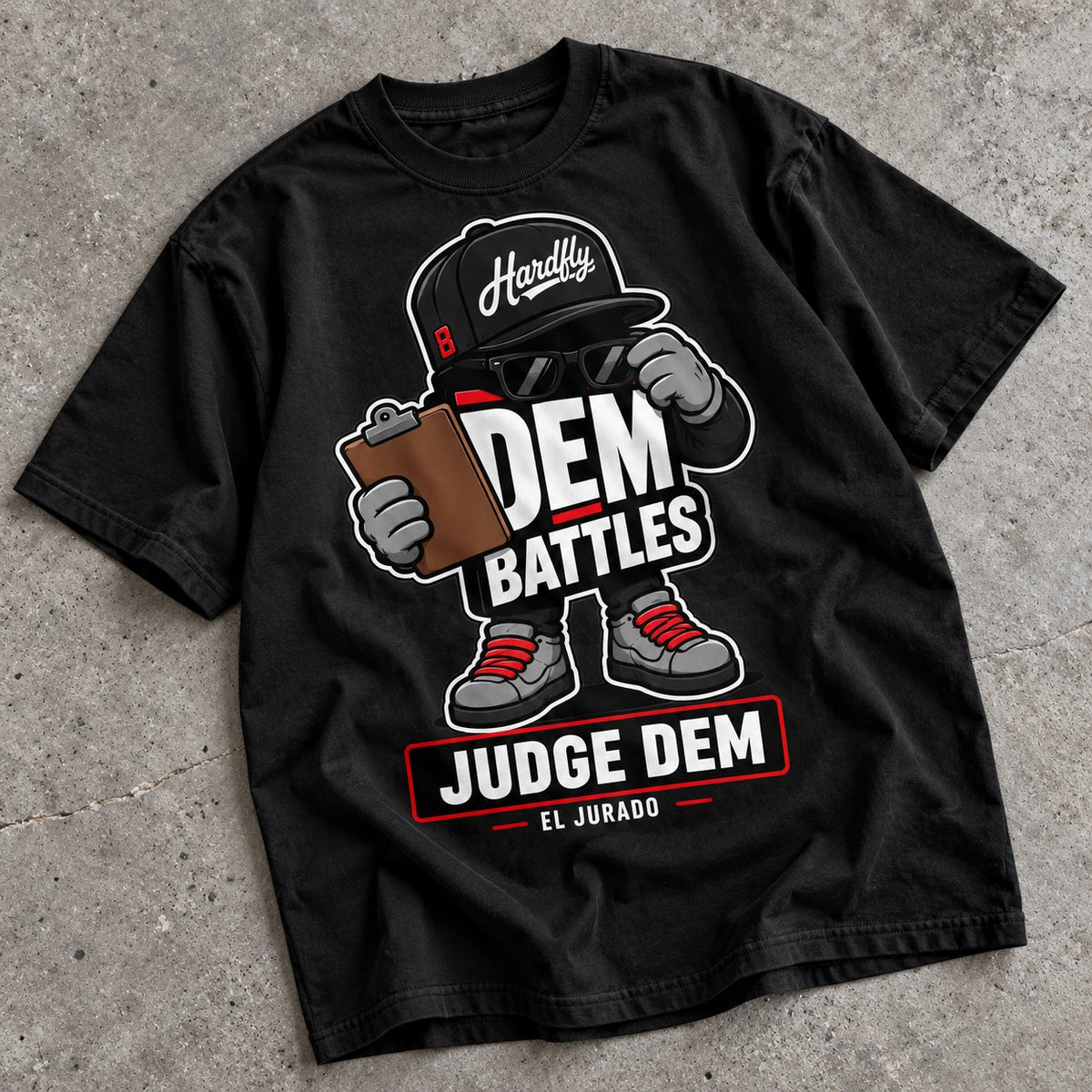 Polera DEM BATTLES Judge Dem – Negra