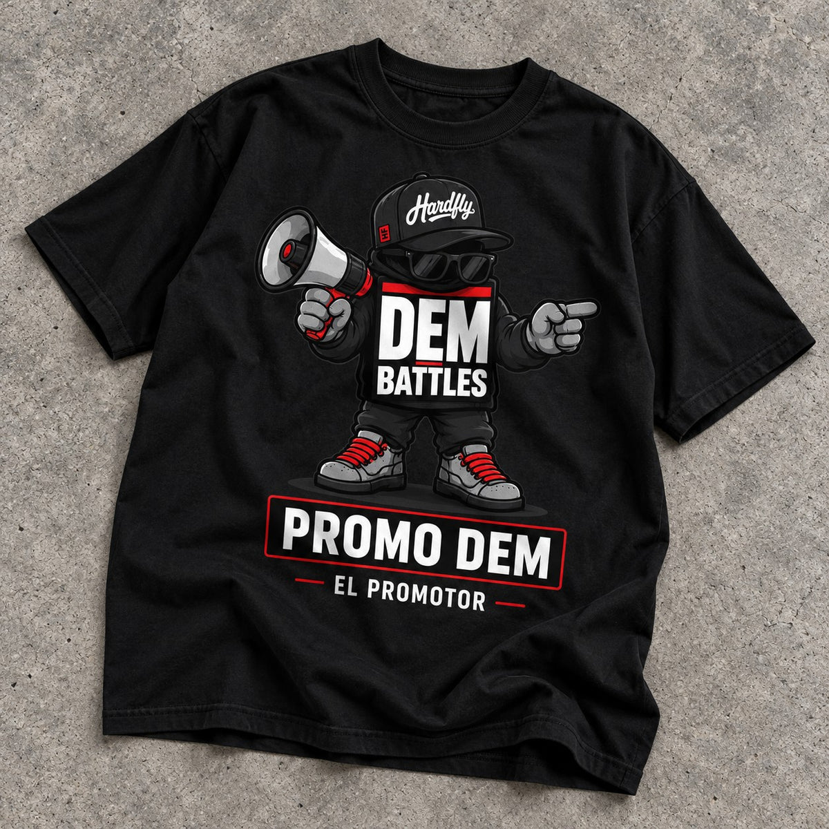 Polera DEM BATTLES Promo Dem – Negra