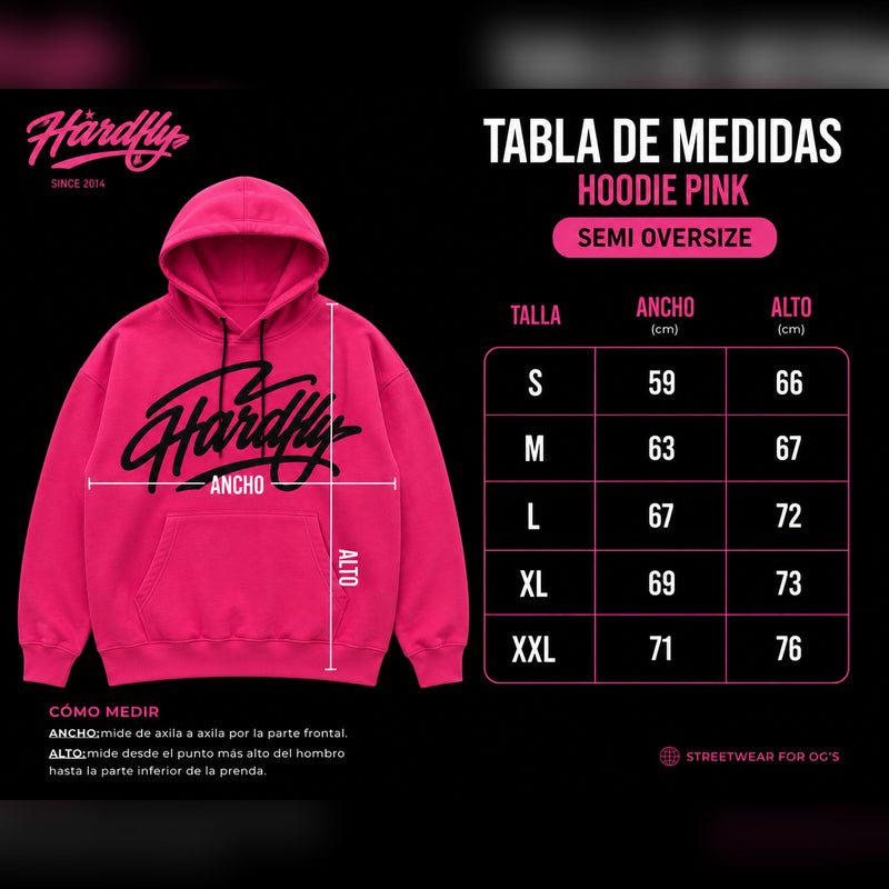 HOODIE PINK SMOKE