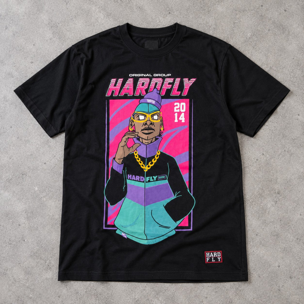 Polera Original Group 2014 Personaje – Negra