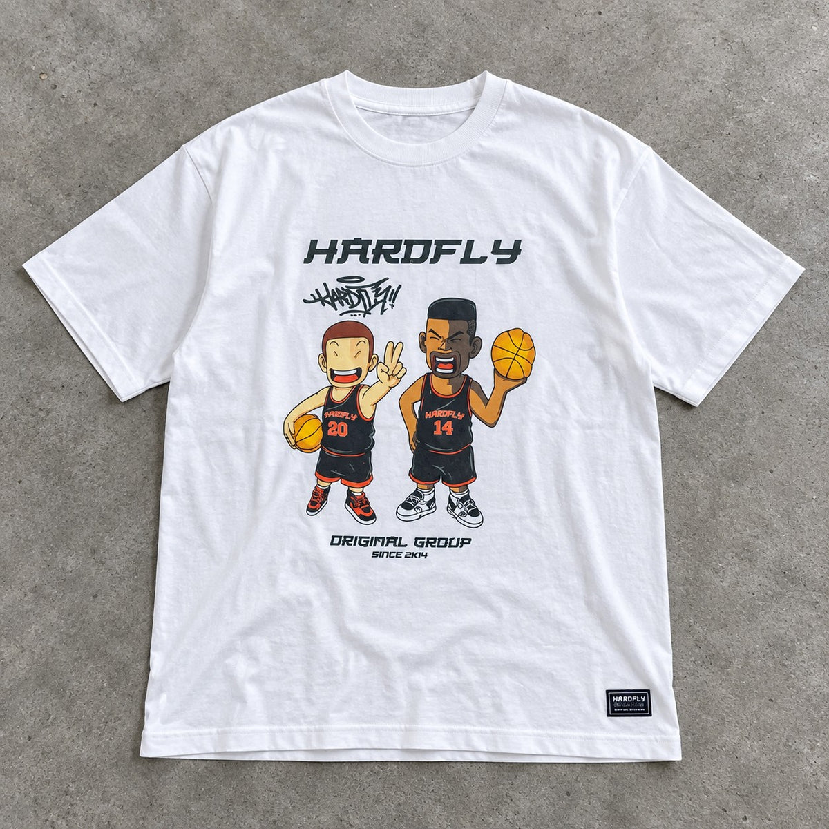 Polera Basketball Crew – Blanca