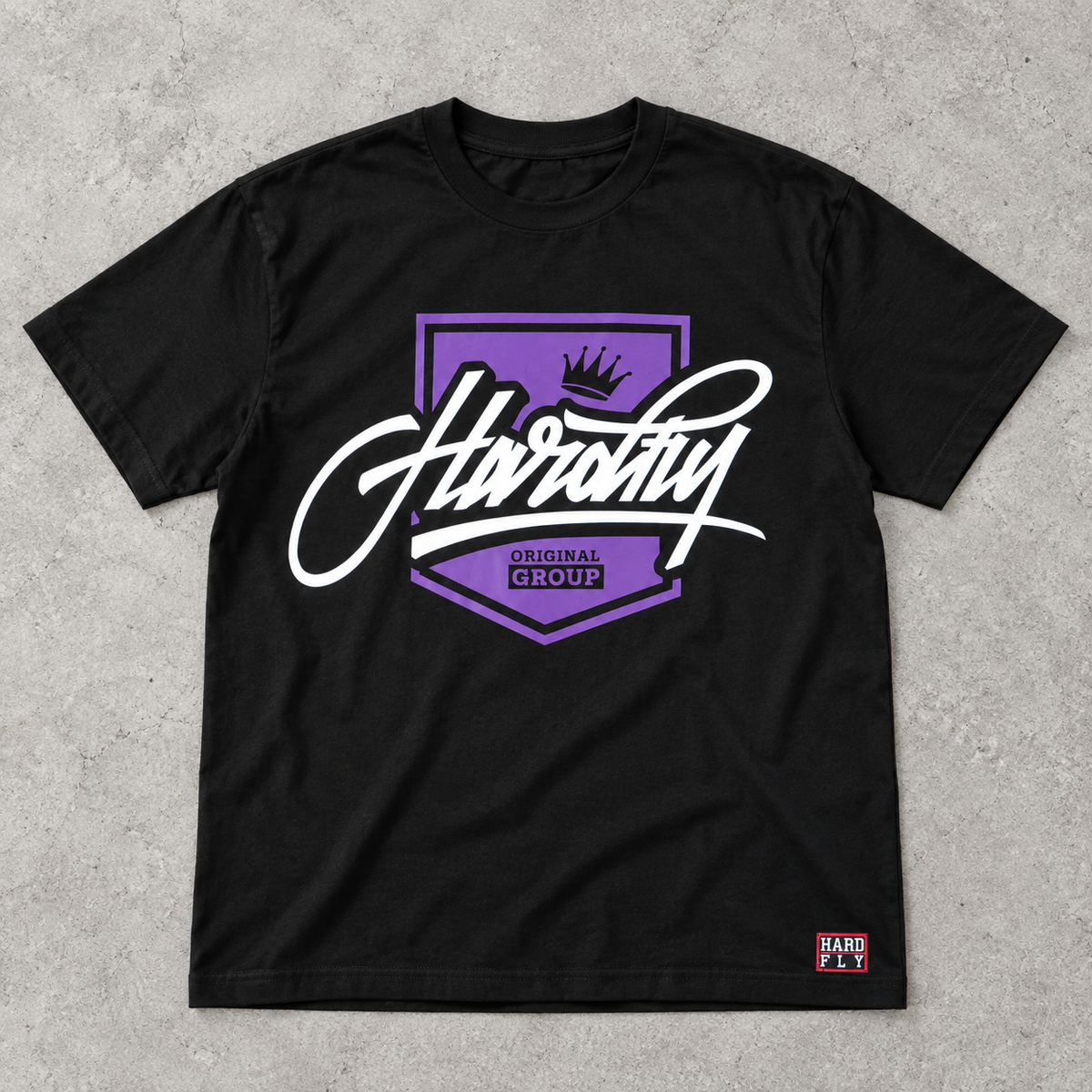 Polera Escudo Morado – Negra