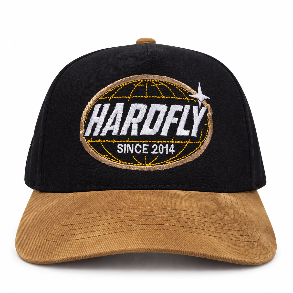 Gorra HARDFLY Since 2014 – Negro/Camel