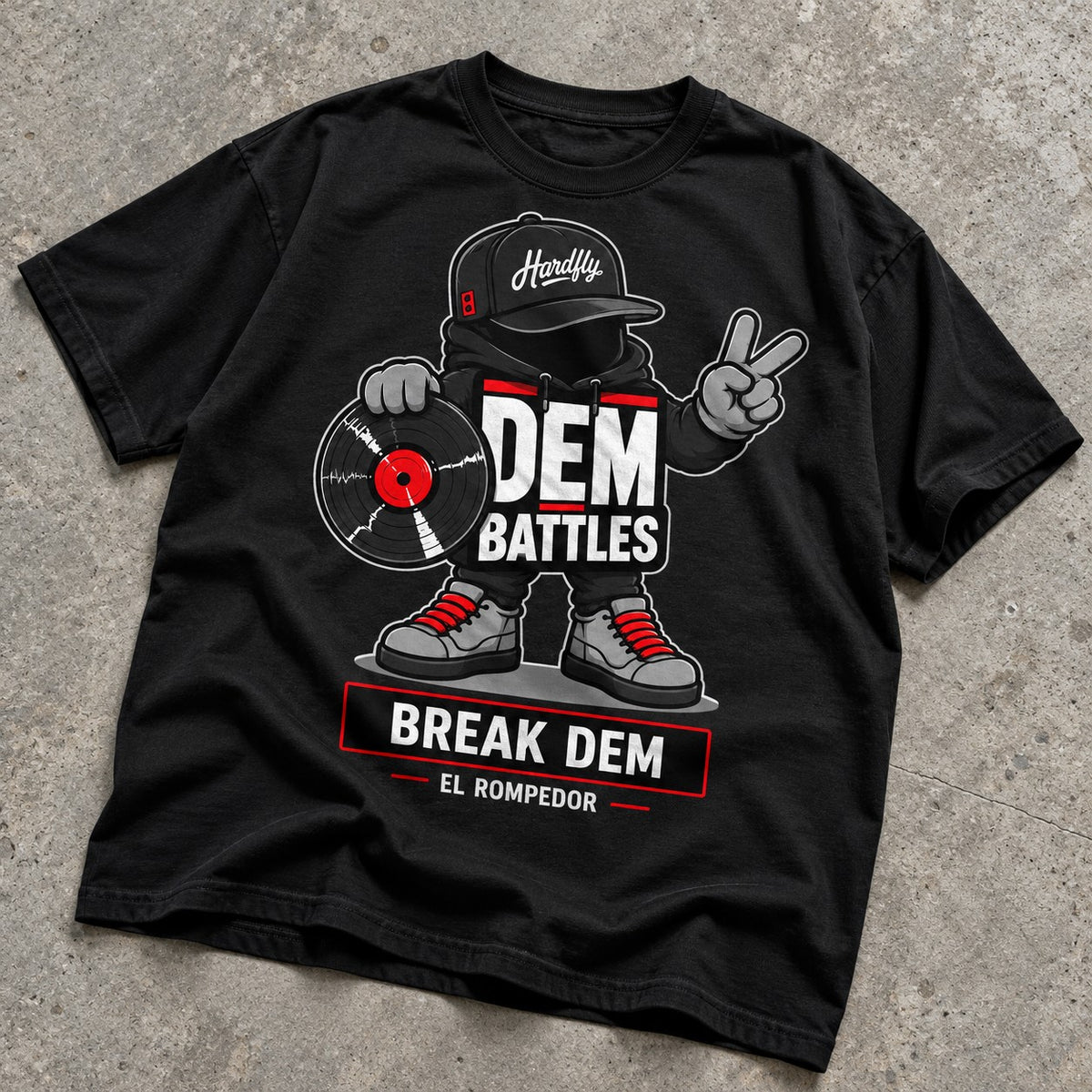 Polera DEM BATTLES Break Dem – Negra