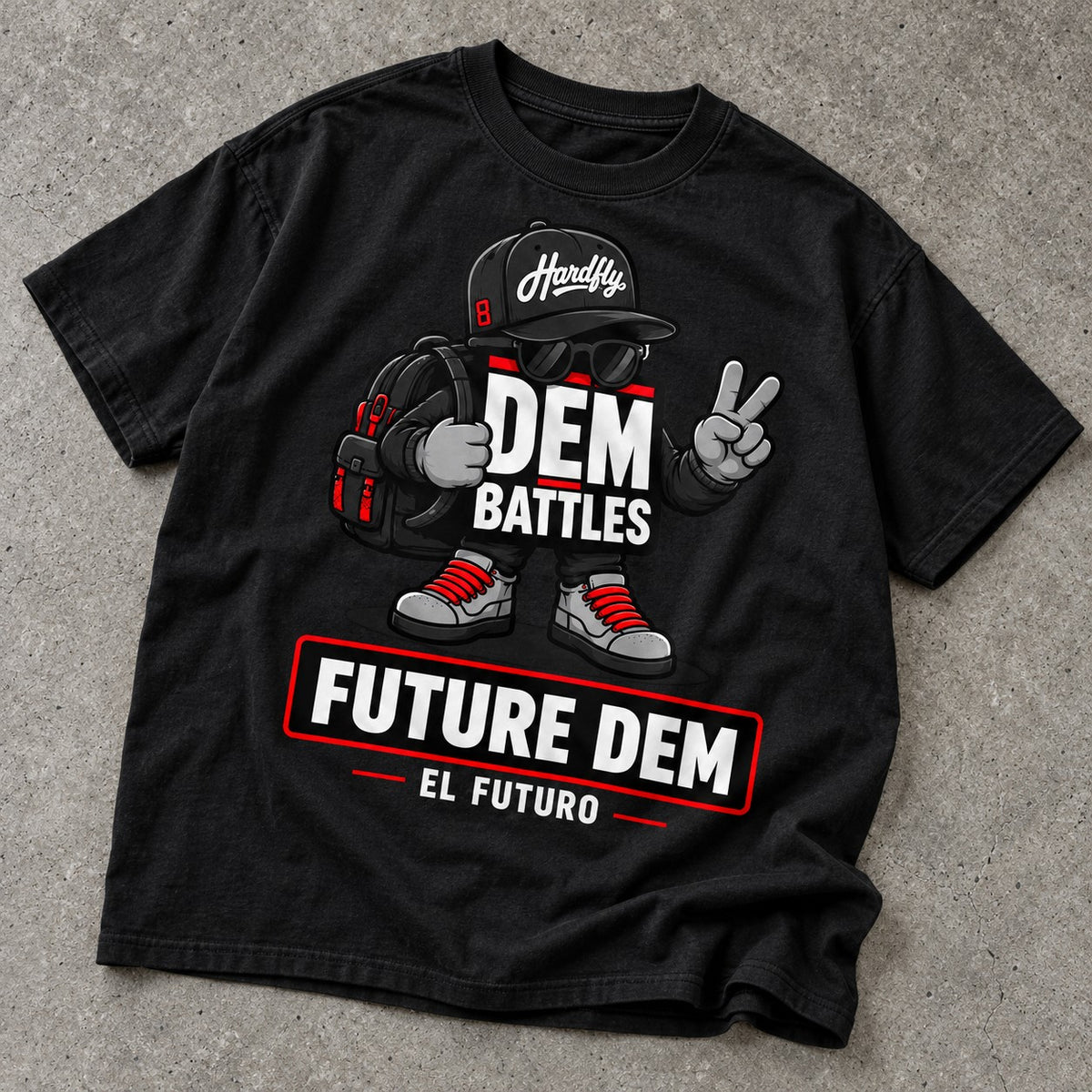 Polera DEM BATTLES Future Dem – Negra