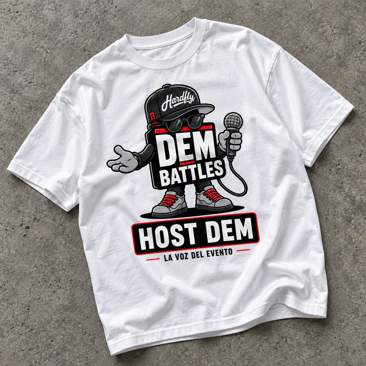Polera DEM BATTLES Host Dem – Blanca