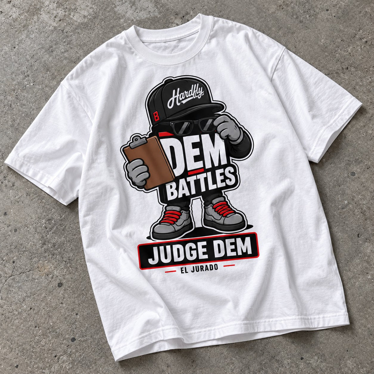 Polera DEM BATTLES Judge Dem – Blanca