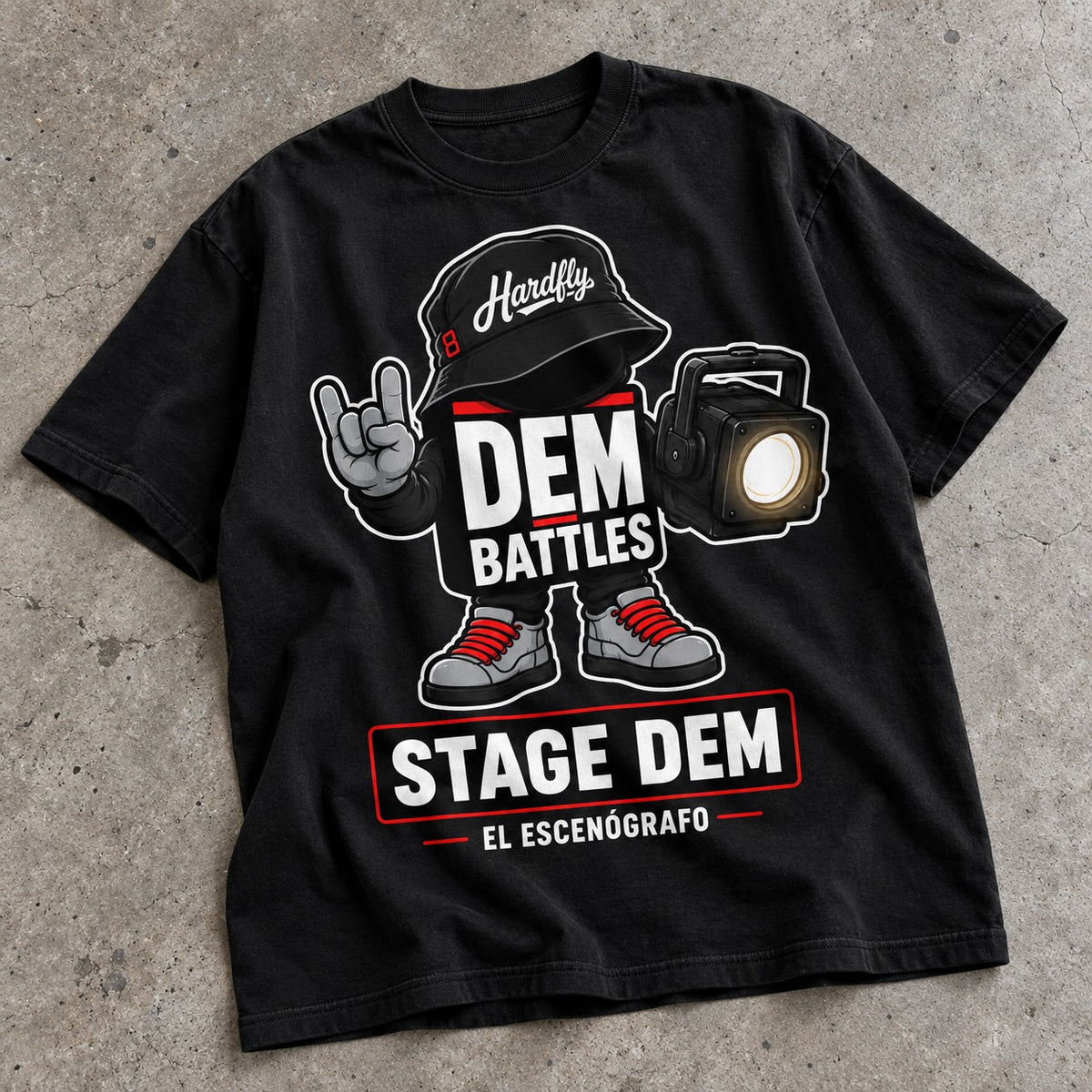 Polera DEM BATTLES Stage Dem – Negra
