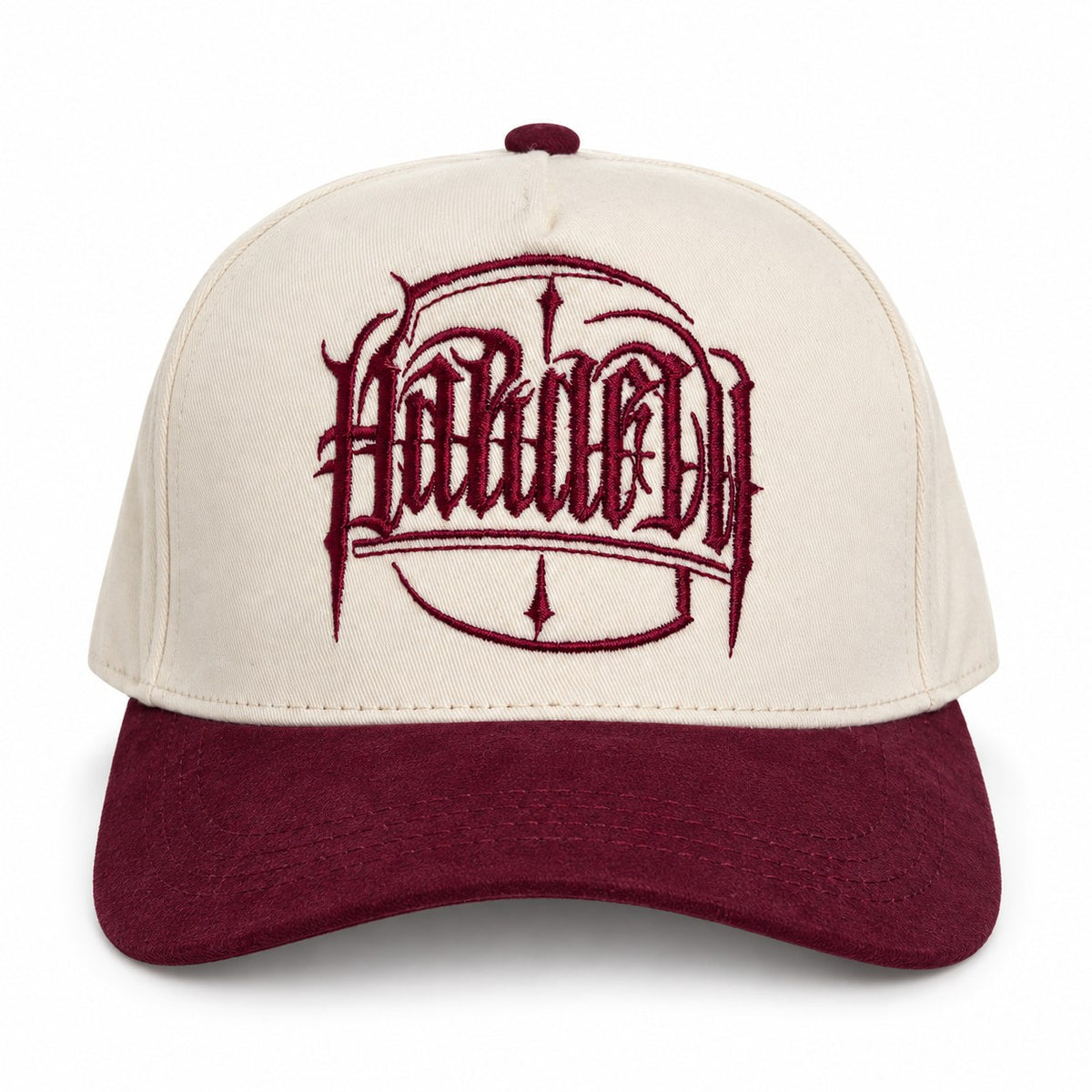 Gorra HARDFLY Gothic – Crema/Burdeo
