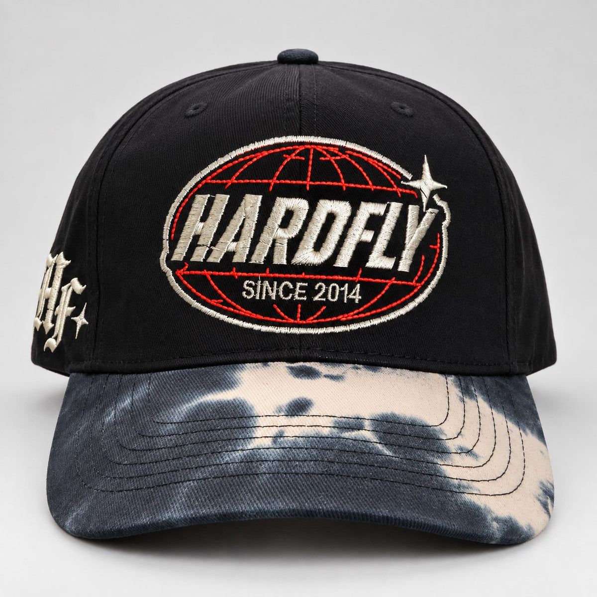 Gorra HARDFLY Since 2014 – Negro/Tie-Dye