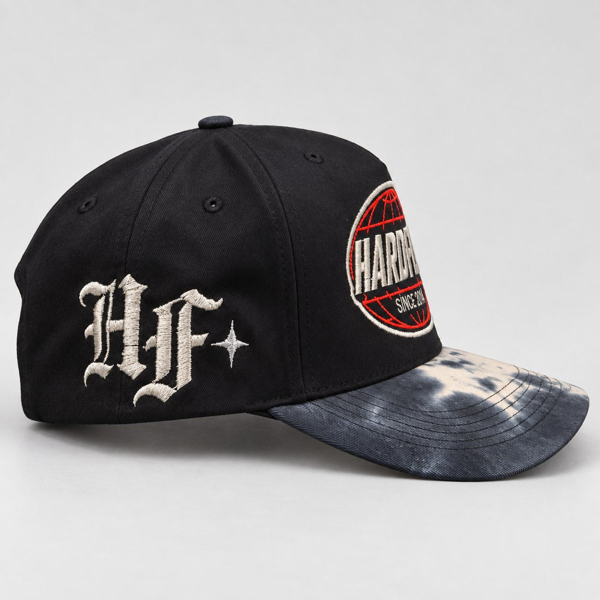 Gorra HARDFLY Since 2014 – Negro/Tie-Dye