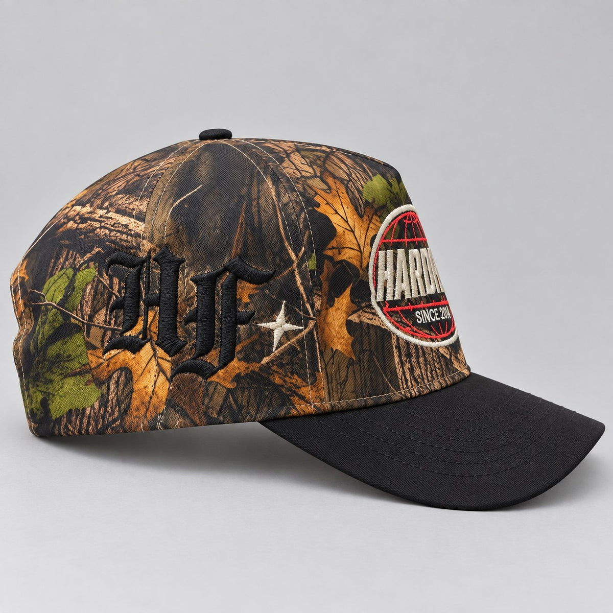 Gorra HARDFLY Since 2014 – Camuflaje Bosque