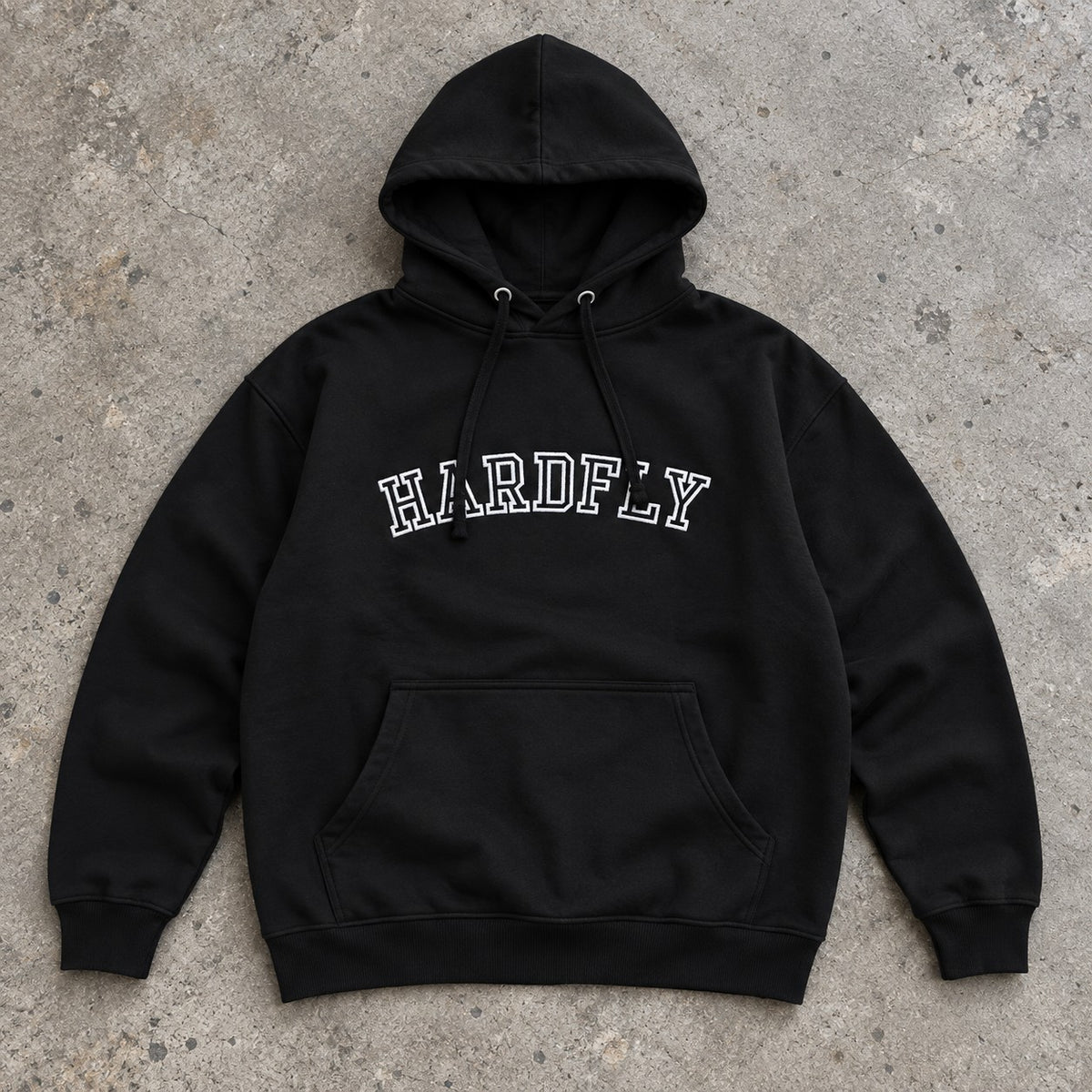 Hoodie HARDFLY College – Negro