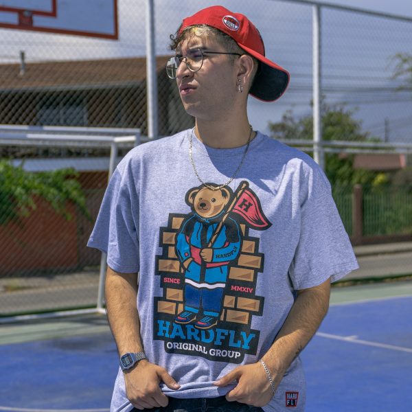 Polera Gris  Osito 2023 HF - Imagen 2