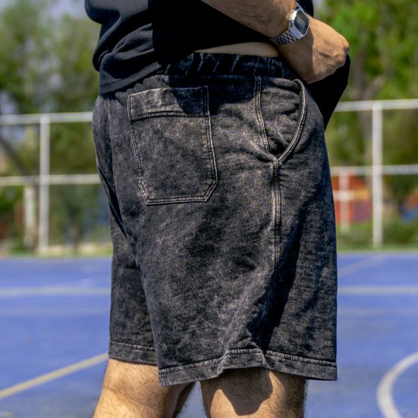 Short Acid Wash Letras Negra HF - Imagen 2