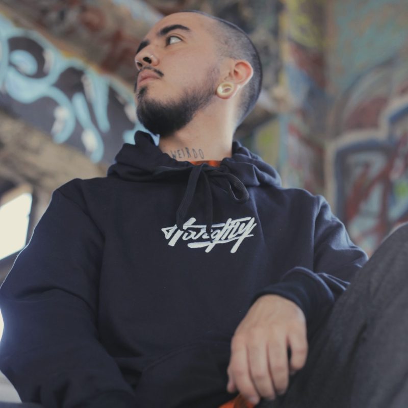 Hoodie Negro Hardfly