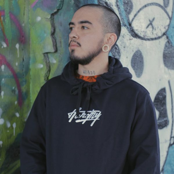 Hoodie Negro Hardfly - Imagen 2