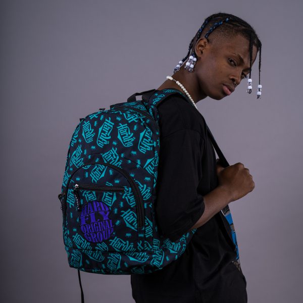 Mochila Negra / Turquesa Tag - Purple Circle 15L HF - Imagen 2