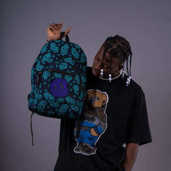 Mochila Negra / Turquesa Tag - Purple Circle 15L HF - Imagen 3