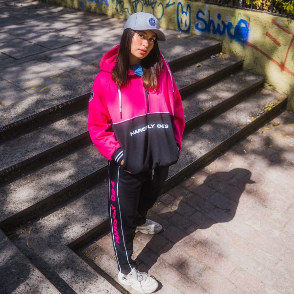 Jogger OG´S Negro / Fucsia HARDFLY - Imagen 3