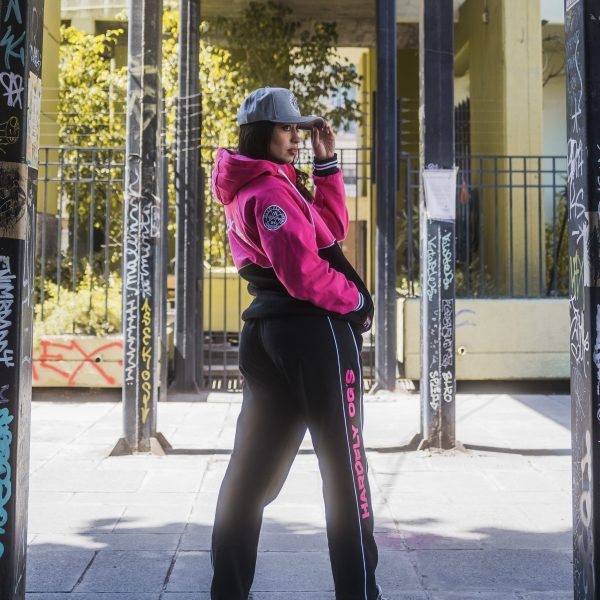 Jogger OG´S Negro / Fucsia HARDFLY - Imagen 2