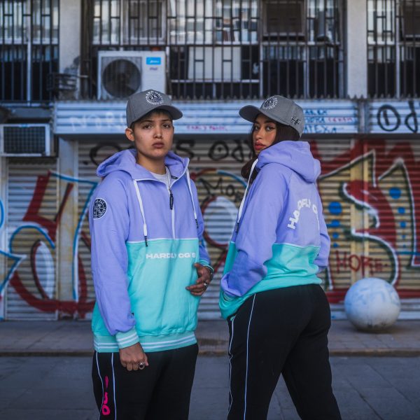 Poleron OG'S Lila / Menta HARDFLY - Imagen 3