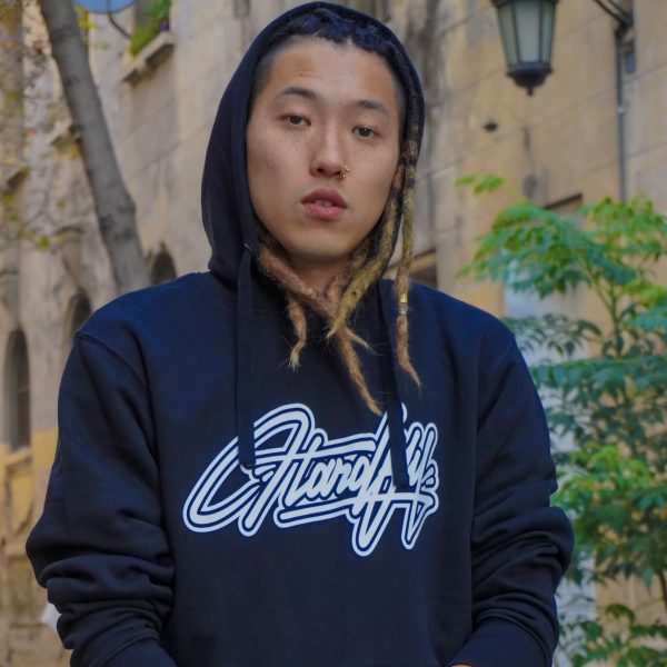 Hoodie Negro Flow HF - Imagen 2