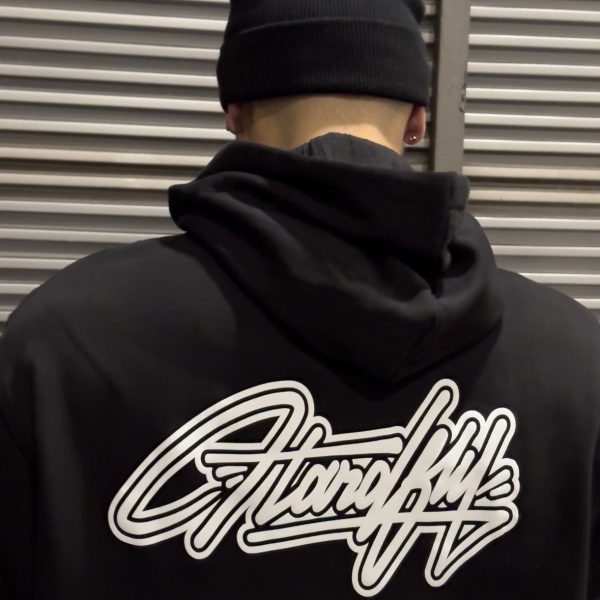 Hoodie negro Winter 23 HF - Imagen 2