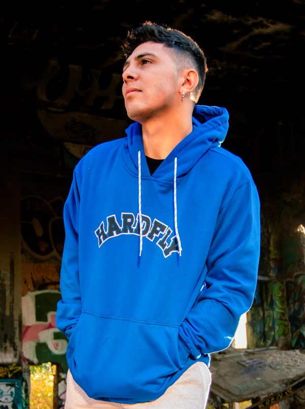 Hoodie Azul PP Old School HF - Imagen 2