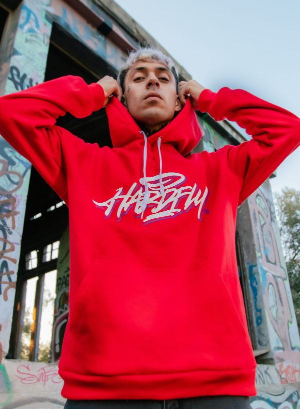 Hoodie Rojo v9 Old School HF