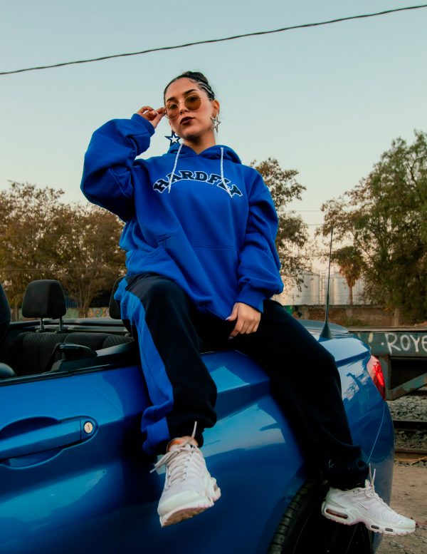 Hoodie Azul PP Old School HF