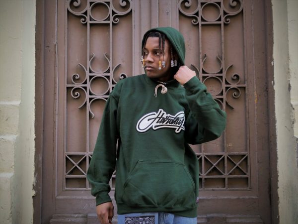 HOODIE VERDE OSCURO - Imagen 3