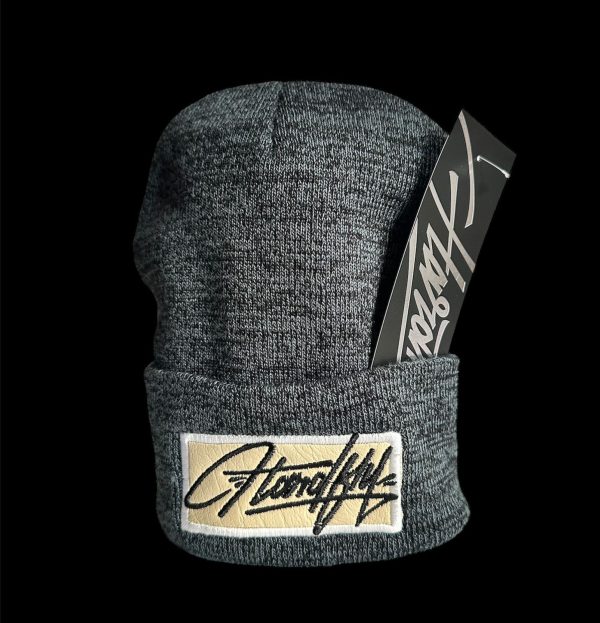 BEANIE GRIS JASPEADO