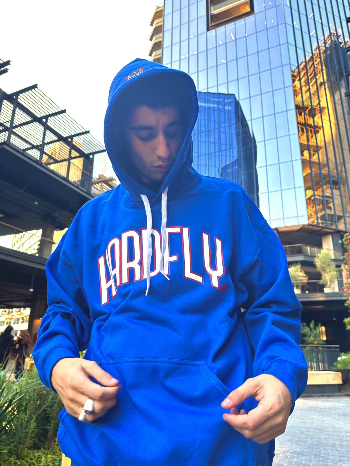 HOODIE AZUL FLAG