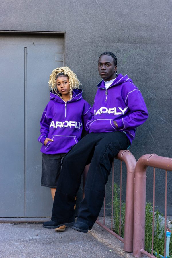 HOODIE MORADO DROP ANIVERSARY 10 OVERSIZE - Imagen 5