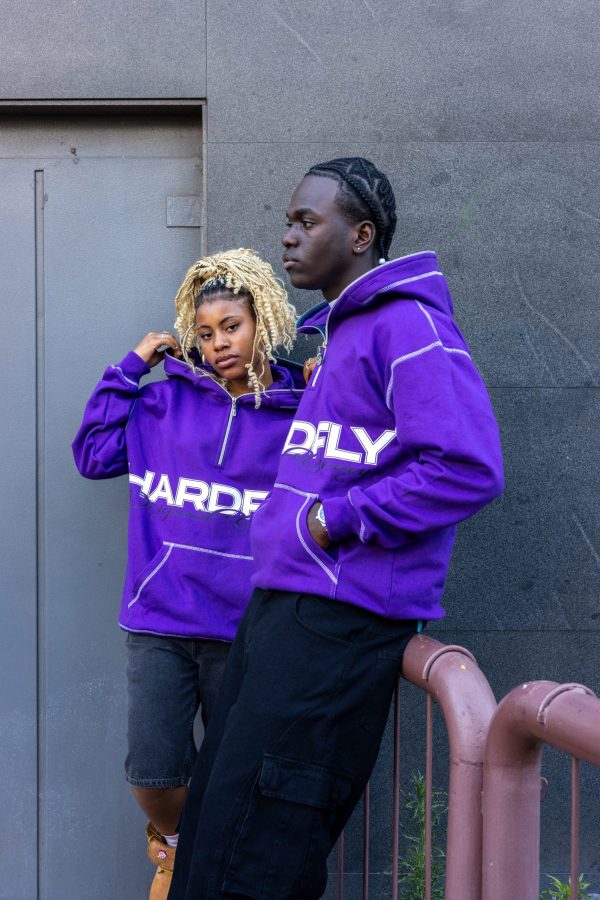 HOODIE MORADO DROP ANIVERSARY 10 OVERSIZE - Imagen 7