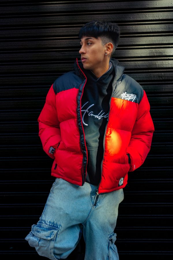 PUFFER 700 ROJO/NEGRO