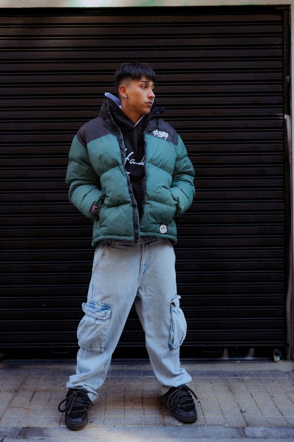 PUFFER 700 NEGRO VERDE - Imagen 3