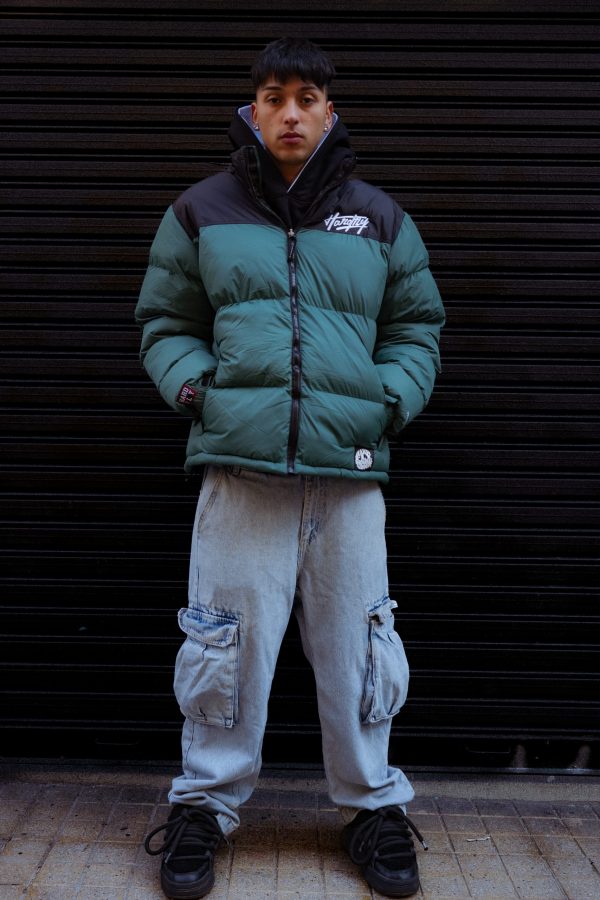 PUFFER 700 NEGRO VERDE - Imagen 5