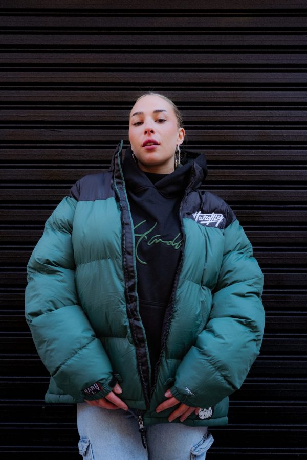 PUFFER 700 NEGRO VERDE - Imagen 6