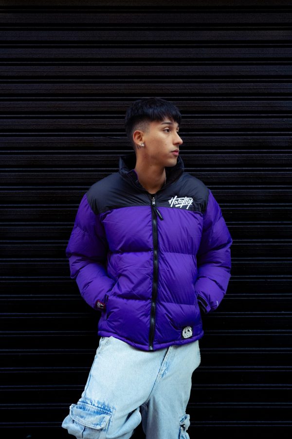 PUFFER 700 MORADO/NEGRO