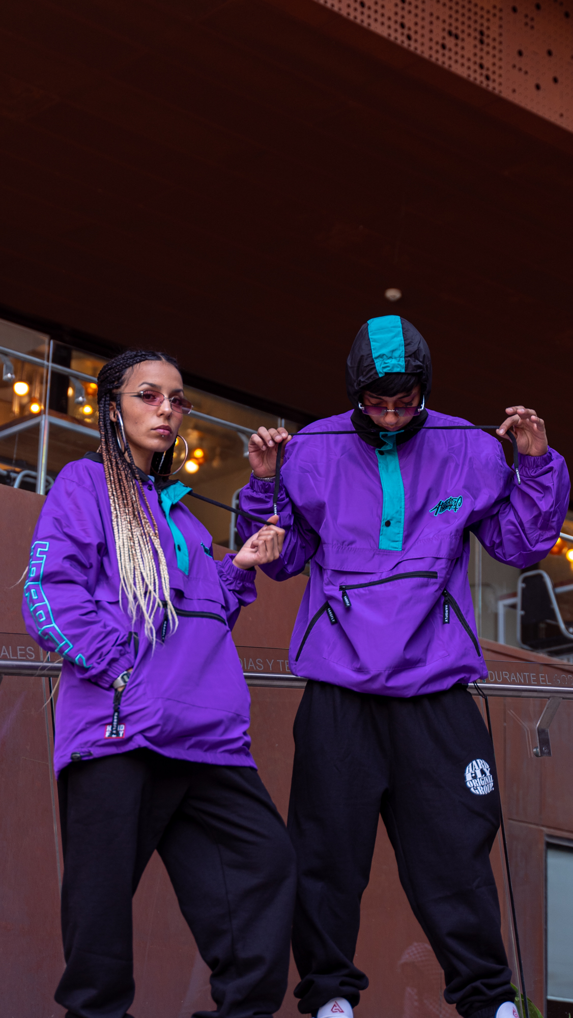 CORTAVIENTO MORADO MAJESTIC