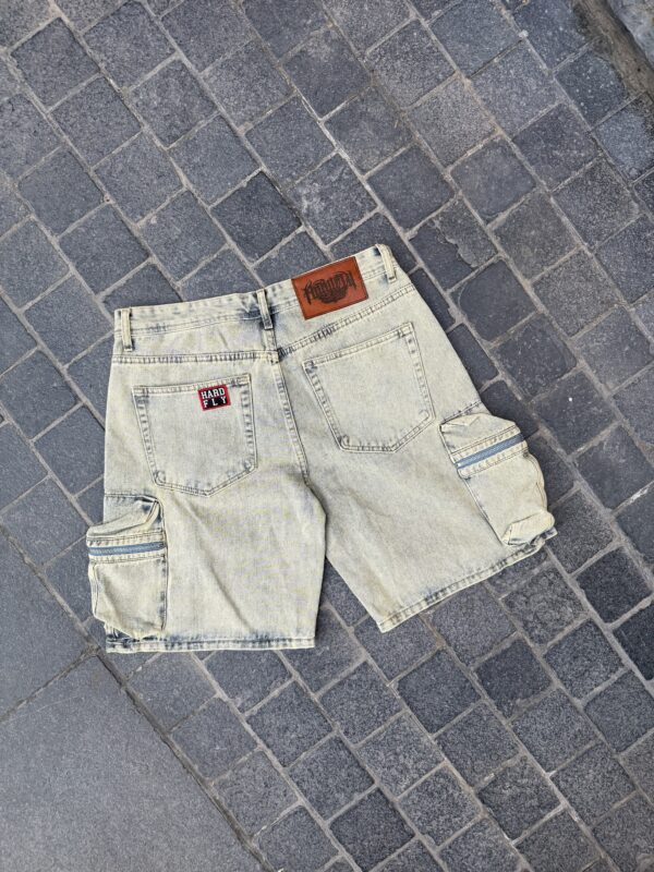 3/4 DE JEANS CON CARGO - Imagen 3