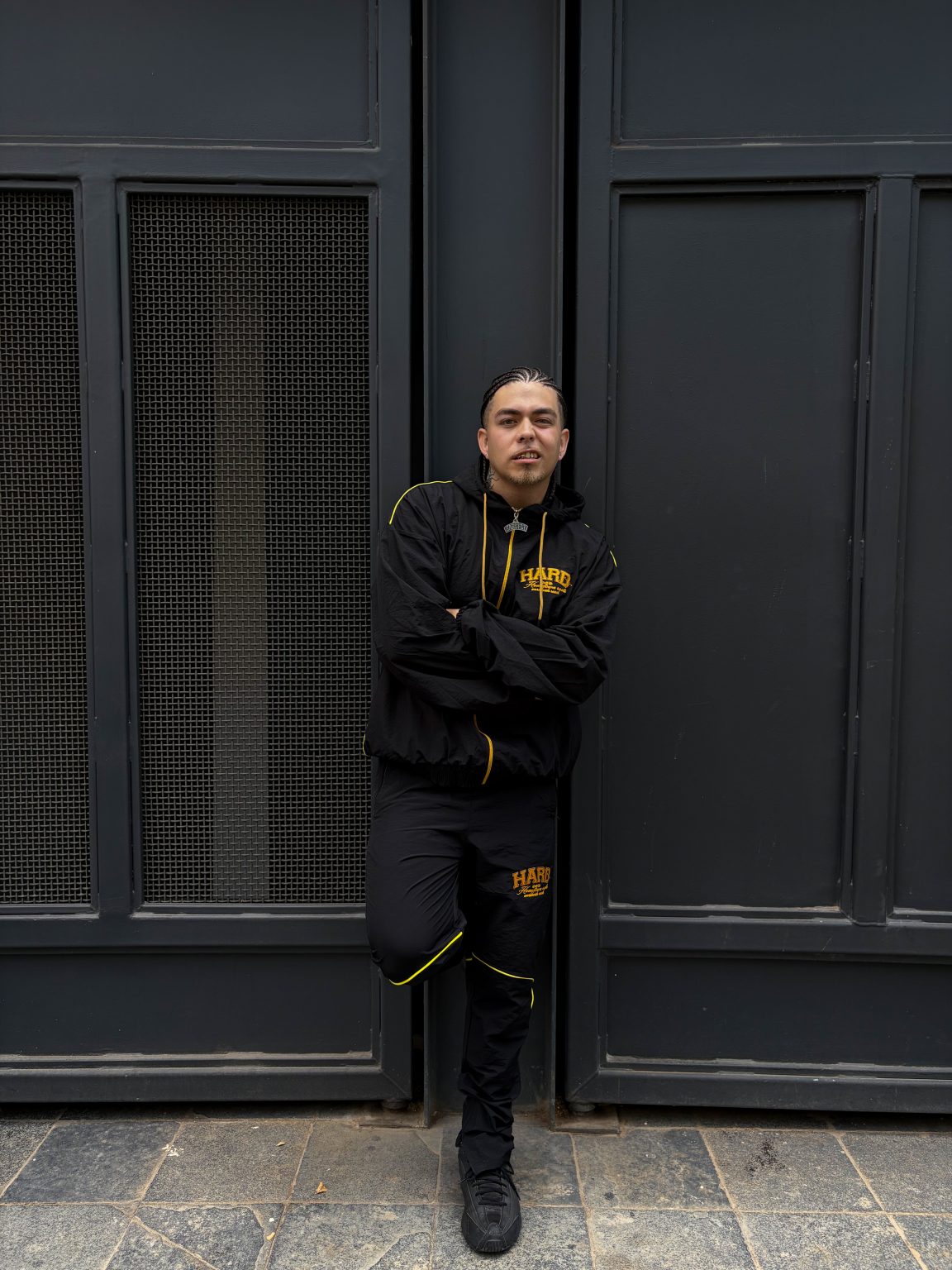 CONJUNTO STREET ARMOR BLACK/YELLOW
