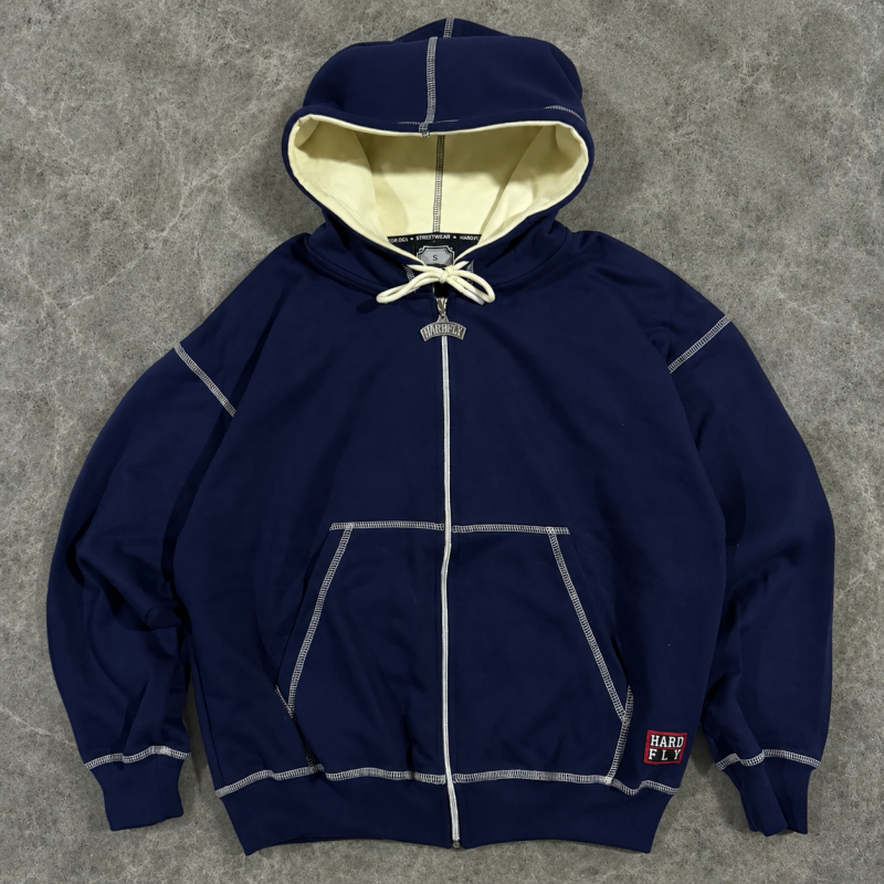 HF NAVY ESSENTIAL ZIP